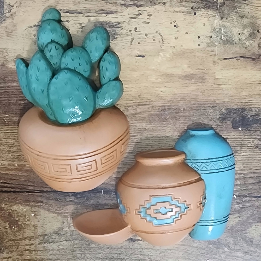 Vtg Burwood Southwestern Wall Accents